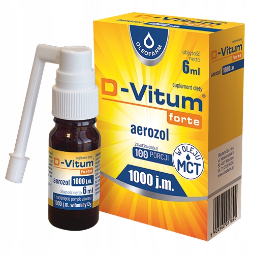 D-Vitum Forte Aerozol 1000 j.m. 6ml