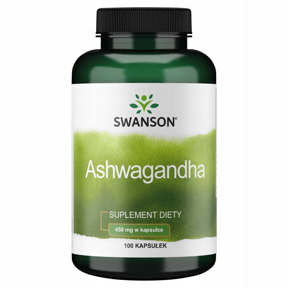 Ashwagandha Swanson 0,45 g 100 kaps.