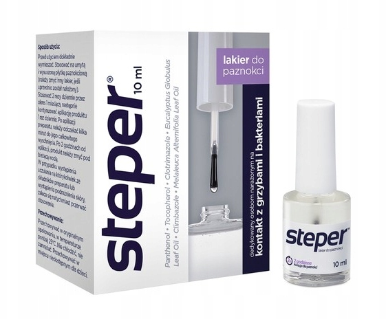 Steper Lakier Do Paznokci Przeciwgrzybiczy 10ml