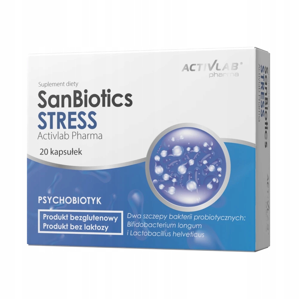 Activlab Sanbiotics Stress Bifidobacterium Longum 20 Kapsułek