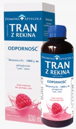 Tran z rekina smak malinowy 250 ml