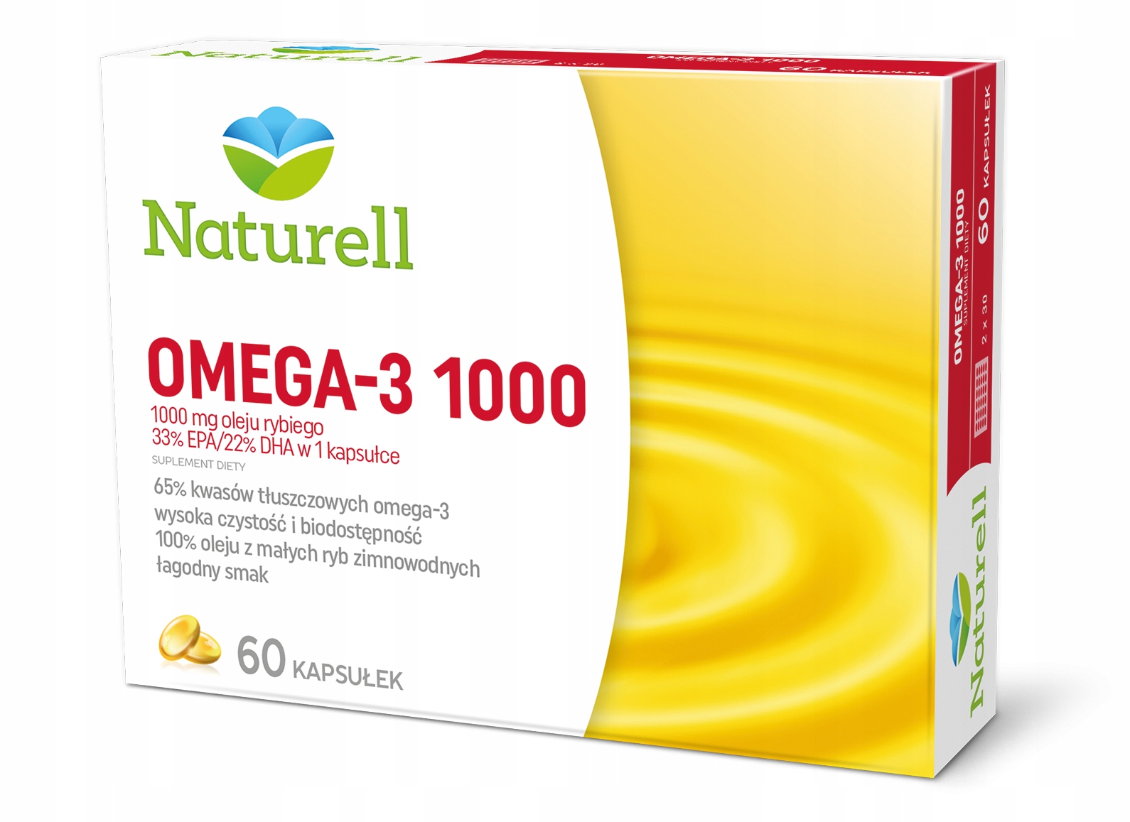 NATURELL Omega-3 1000 kaps. 60 kaps.