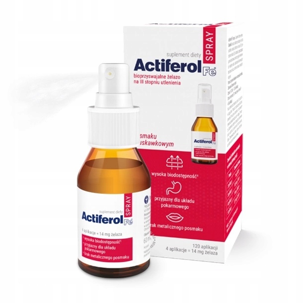 Actiferol Fe Spray truskawka 60 ml
