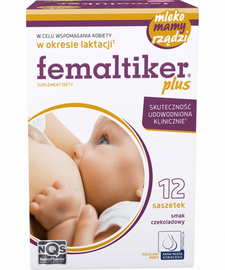 Femaltiker Plus Czekolada 12 saszetek