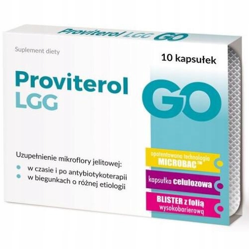 Proviterol LGG GO L. Rhamnosus + Inulina 10 Kapsułek