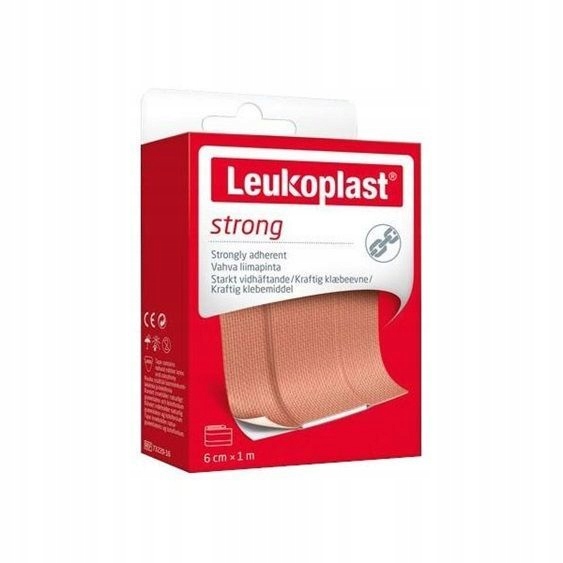 Plast. Leukoplast Strong 6cm x 1m 1szt.