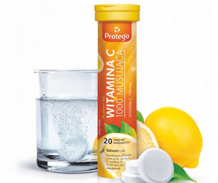 Protego Witamina C 1000 20 tabletek Musujących