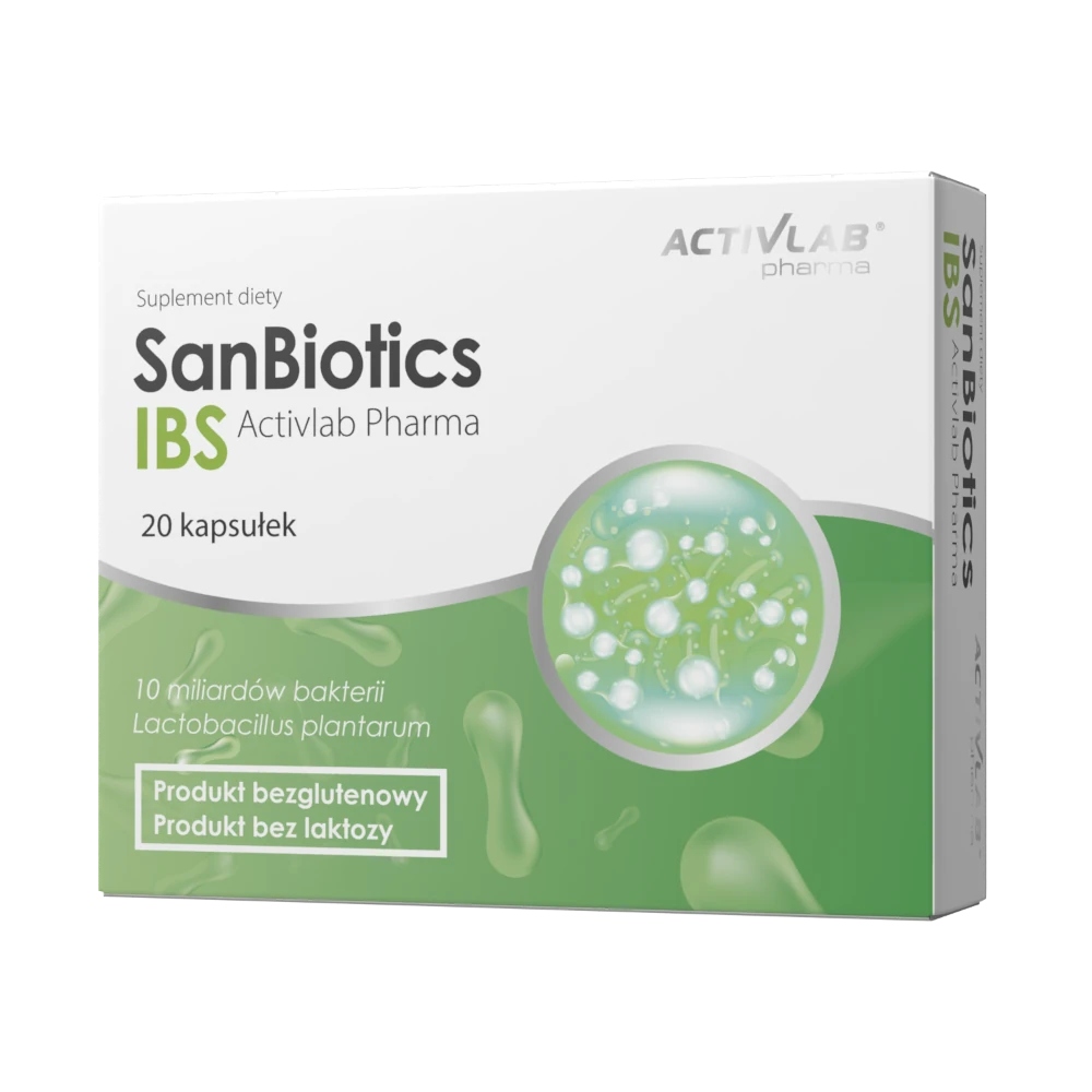Activlab Sanbiotics IBS Lactobacillus Plantarum 20 Kapsułek