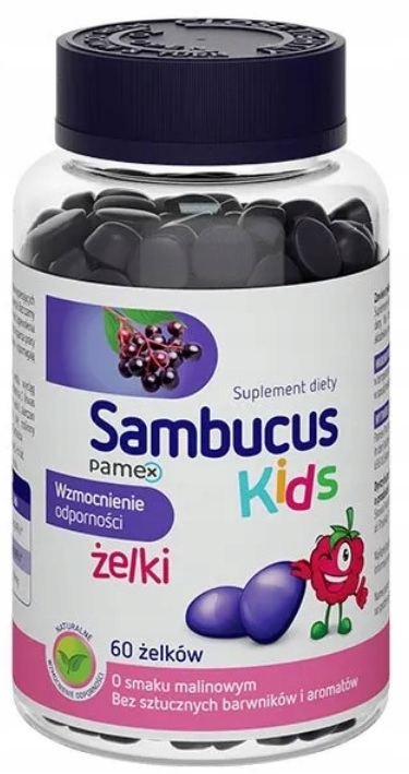 Sambucus Kid Żelki 60 Sztuk