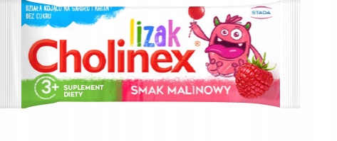 Cholinex Lizak Malinowy Na Gardło Dla Dzieci 1szt