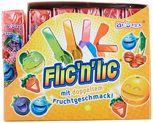 "Flic'n'lick. Lizak trzask witaminowy. 24 sztuki."
