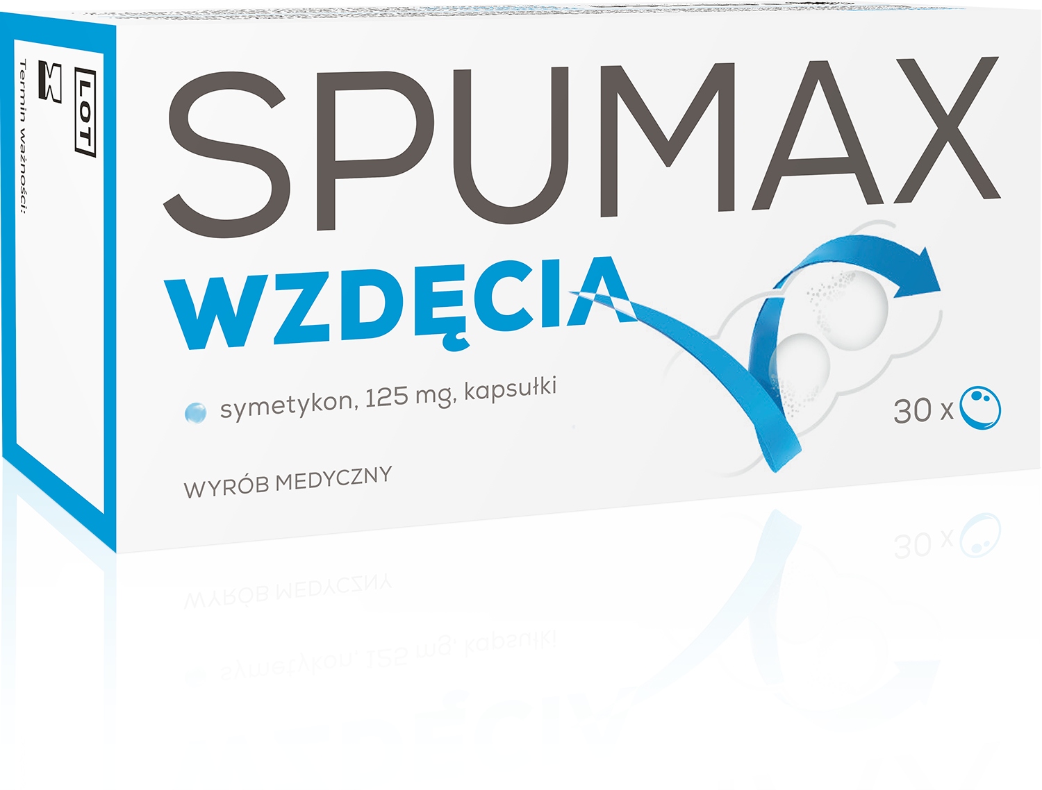 Spumax wzdęcia kaps.miękkie 0,125g 30kaps.