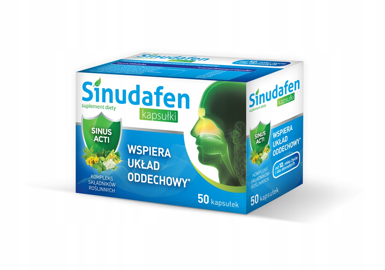SINUDAFEN Wsparcie Układu Oddechowego 50 Kapsułek
