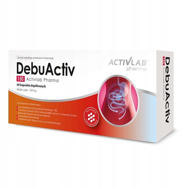 DebuActiv Maślan Sodu 150mg W Zespole Jelita Drażliwego 60 Kapsułek