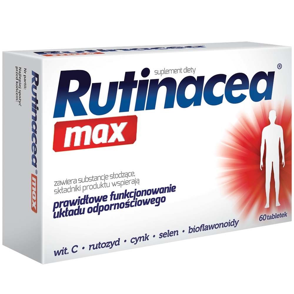 Rutinacea Max Wsparcie Odporności 60 Tabletek