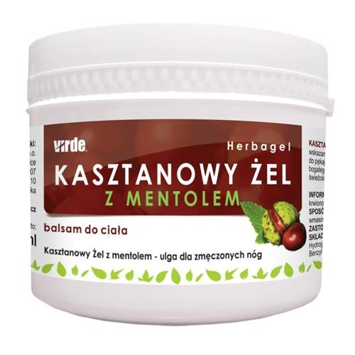 Kasztanowy Żel Z Mentolem Virde 250ml