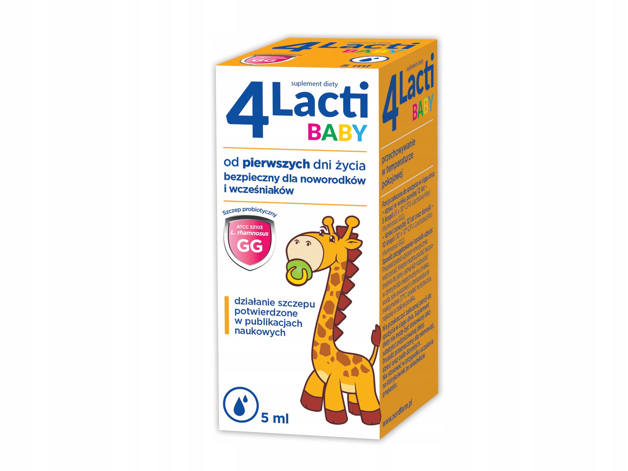 4Lacti Baby krople probiotyczne dla niemowląt 5 ml