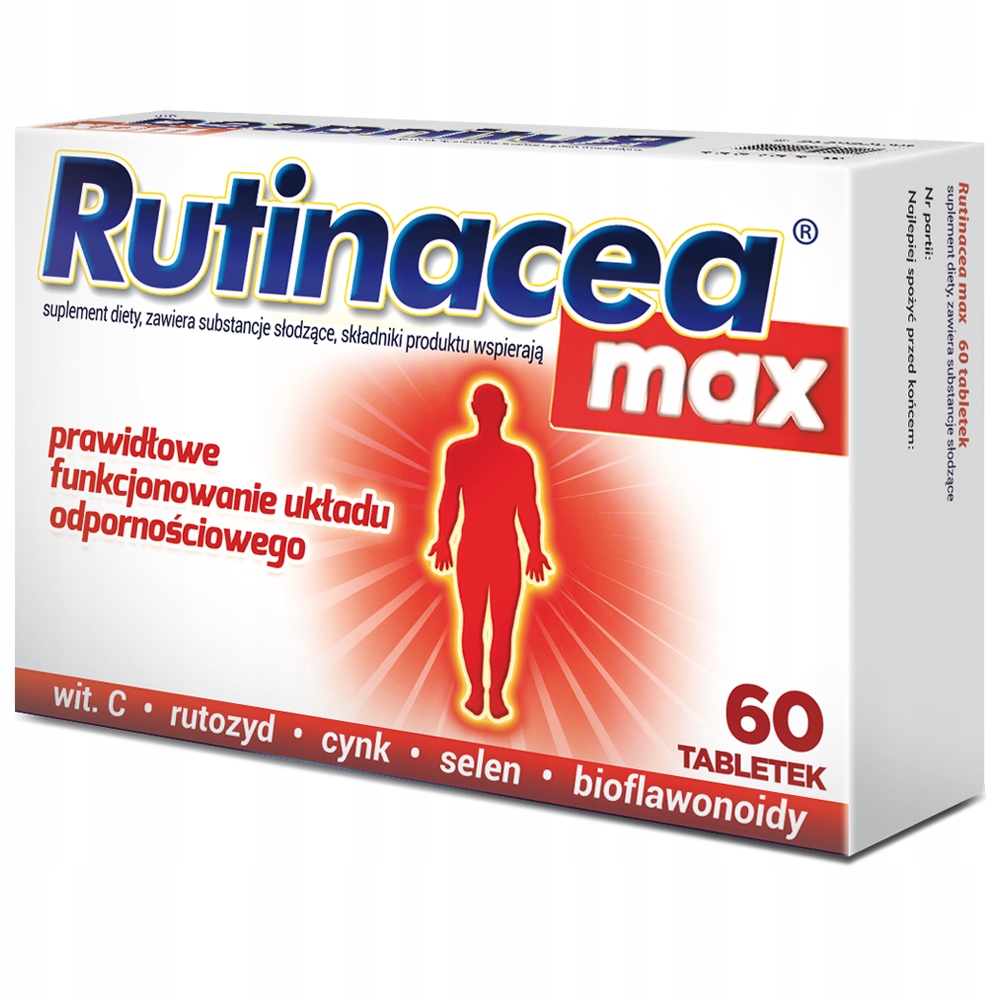 Rutinacea Max Wsparcie Odporności 60 Tabletek