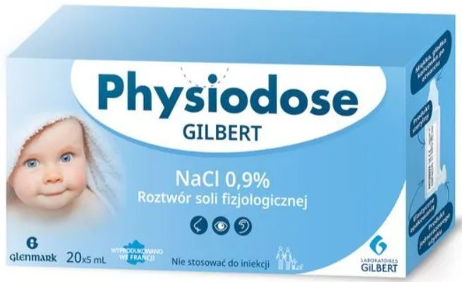 Gilbert Physiodose NaCl 0.9% Roztwór soli