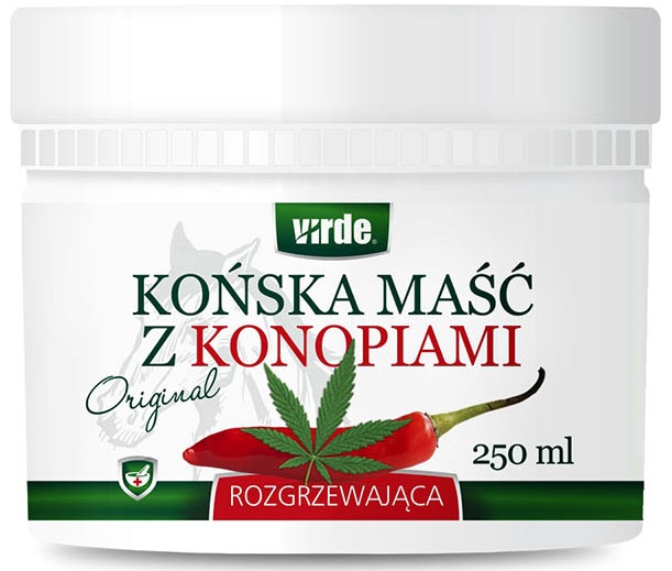 Końska Maść rozgrzewająca z Konopiami 250m