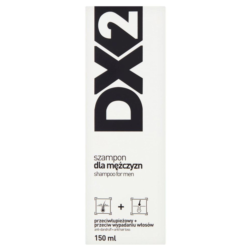 DX2 Szampon Biały Przeciw Łupieżowy Dla Mężczyzn 150ml