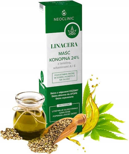 Linacera maść konopna 24% z lanoliną witam