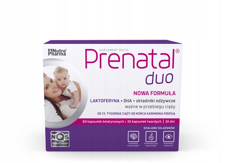 Prenatal DUO Laktoferyna 60 kaps.