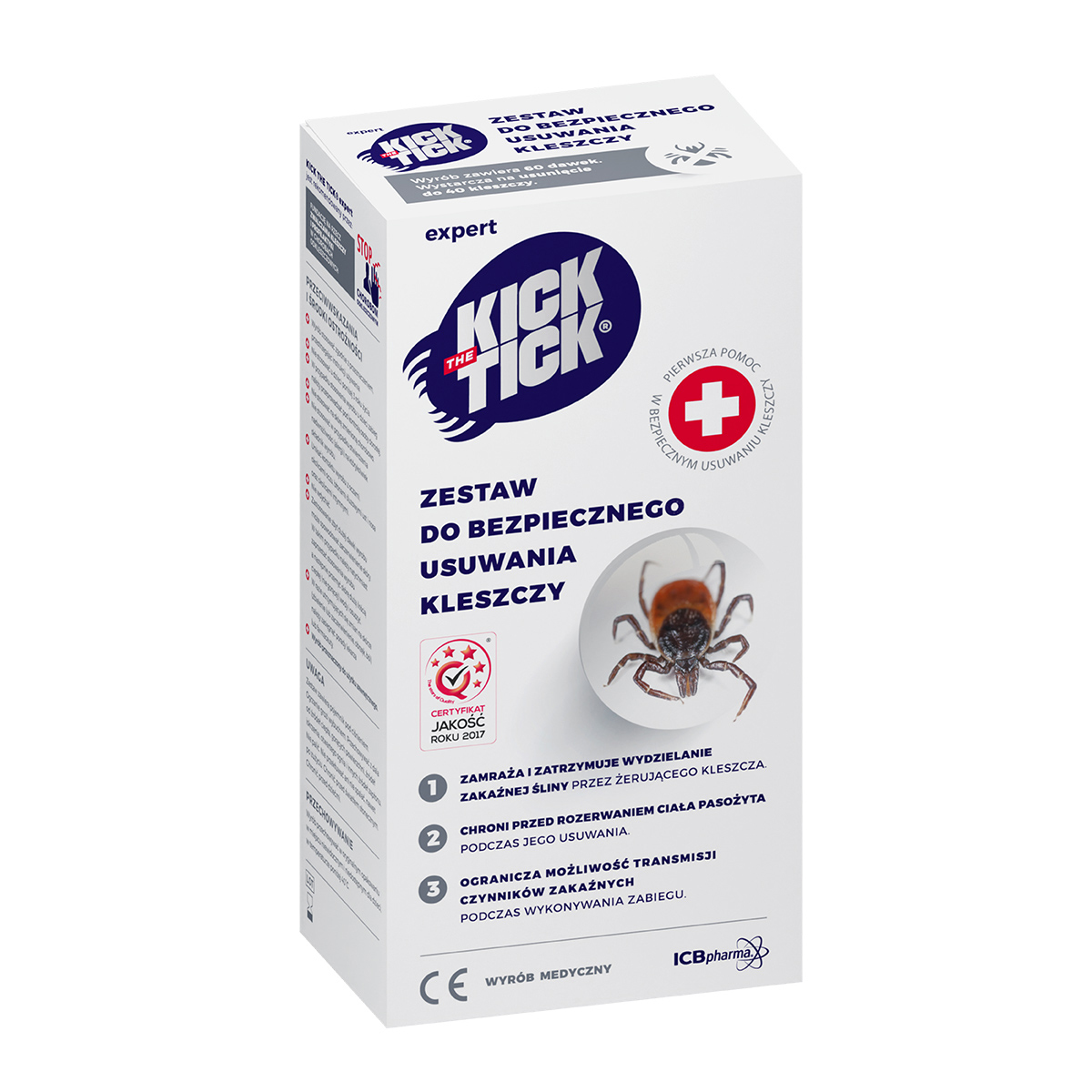 KICK the TICK EXPERT Zestaw Do Bezpiecznego Usuwania Kleszczy