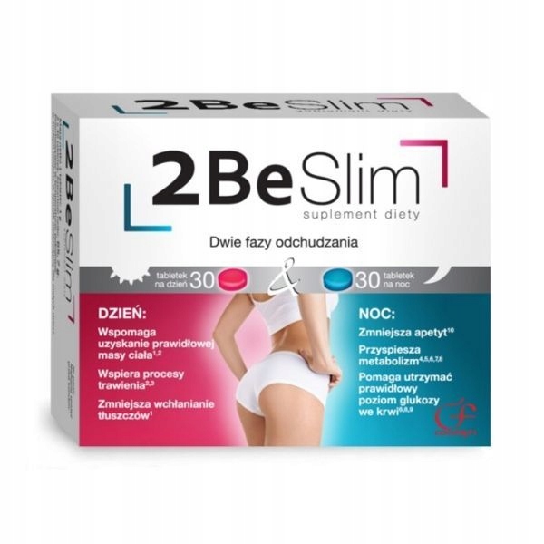 2BE Slim L-karnityna, Spirulina Odchudzanie 60 Tabletek
