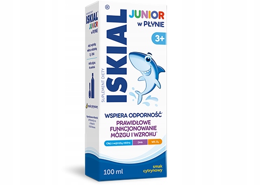 Iskial Junior Odporność Wzrok Zdrowe Kości 100 ml