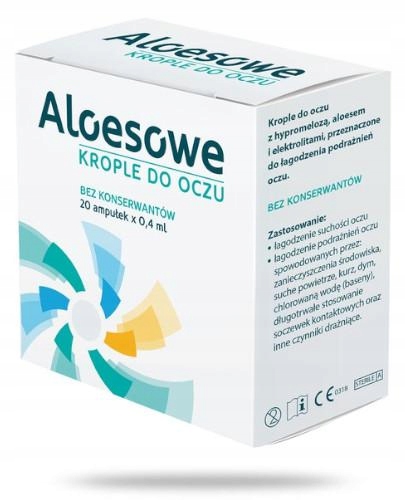 Aloesowe Krople Do Oczu W Minimsach 20x0,4ml