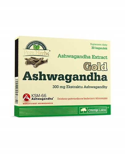 Ashwaganda Olimp Gold. Zmęczenie, stres. 30 kaps.