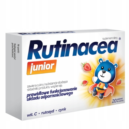 Rutinacea Junior Odporność 20 Tabletek Do Ssania