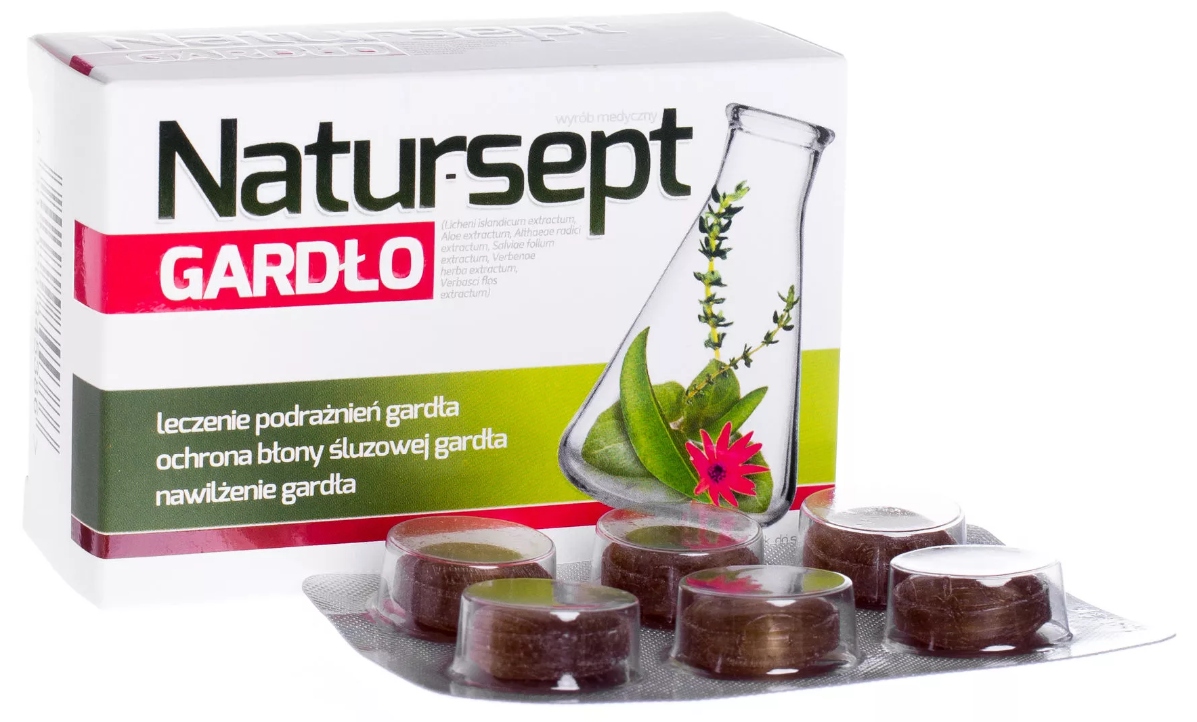 Natur-Sept Gardło 18 Pastylek Do Ssania