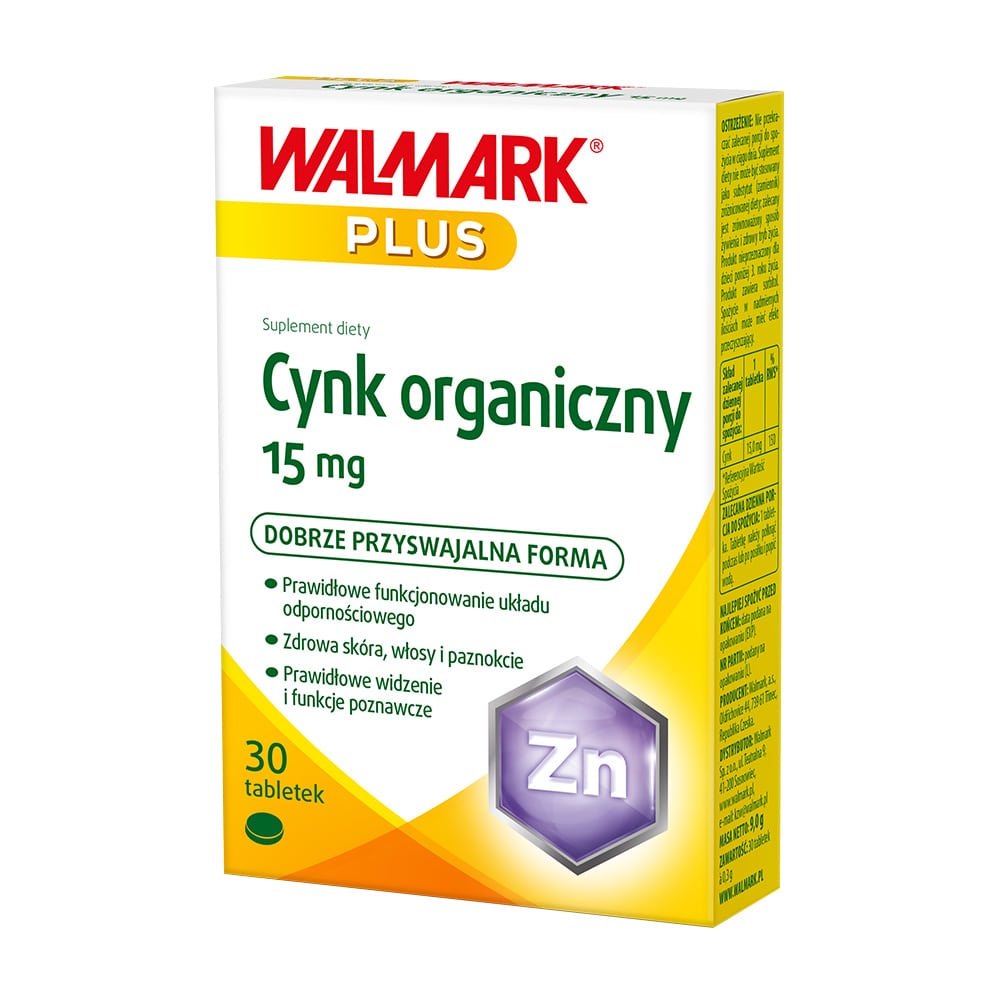 Cynk Walmark tabl. 0,015 g 30 tabl.