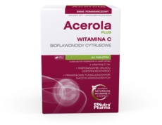 Acerola Plus Z Witaminą C I Bioflawonoidami Cytrusowymi 60 Tabletek