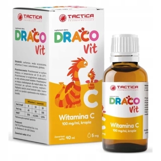 Dracovit Witamina C W Kroplach 40ml