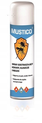 MUSTICO Spray odstraszający komary kleszcz