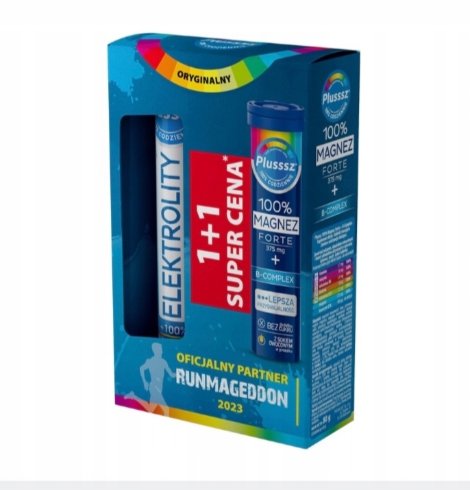 Plusssz Elektrolity + 100% Multiwitamina + Magnez Forte