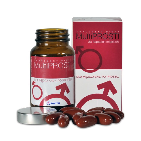 Multiprosti Wspiera Funkcjonowanie Prostaty i Sprawność Seksualną 30 Kaps