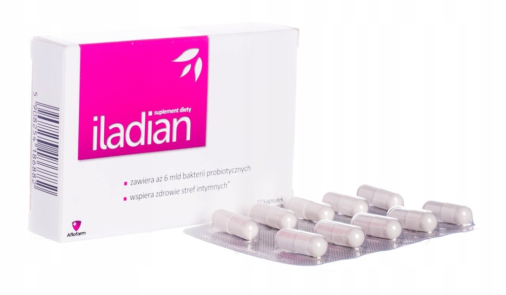 Iladian Probiotyk Na Problemy Intymne Infekcje 10 Kapsułek