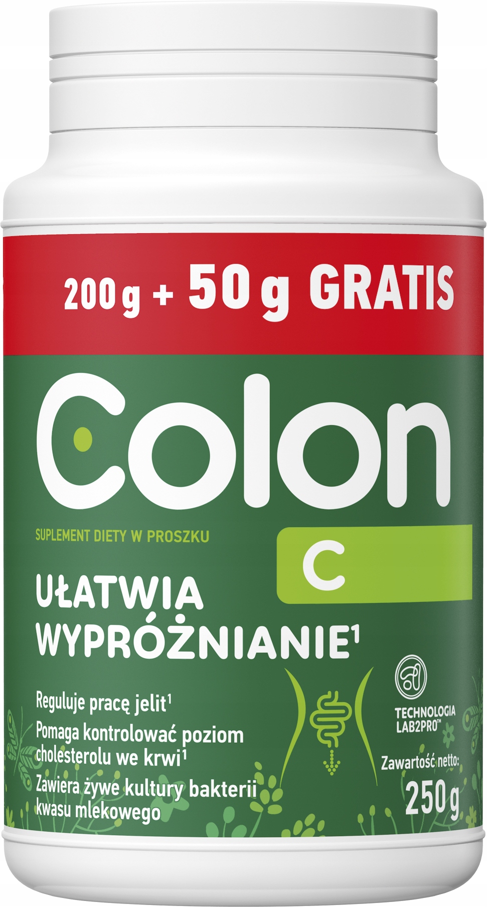Colon C Praca Jelit Na Cholesterol 200+50g Proszek
