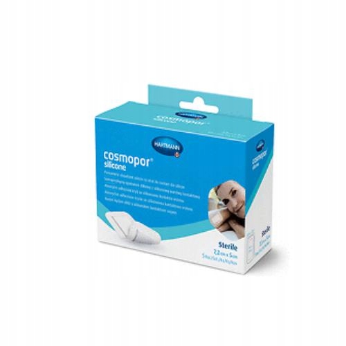 Opatr. COSMOPOR Silicone 7,2cmx5cm 5szt.
