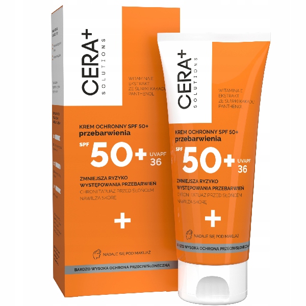 CERA+ Solutions Krem Do Opalania Skóra Skłonna Do Przebarwień SPF50 50 ml