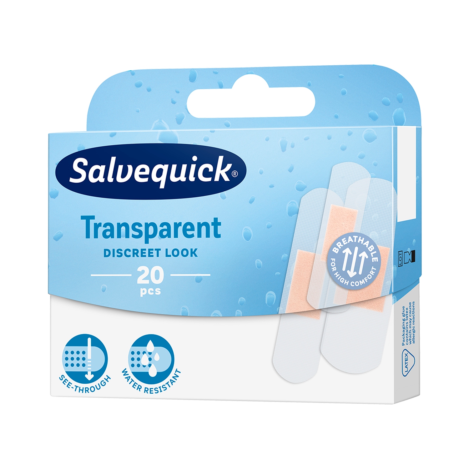 Salvequick Transparent 20 sztuk
