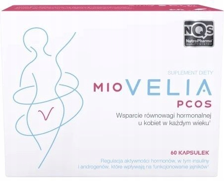 Miovelia PCOS Wsparcie Równowagi Hormonalnej Kobiet 60 kapsułek