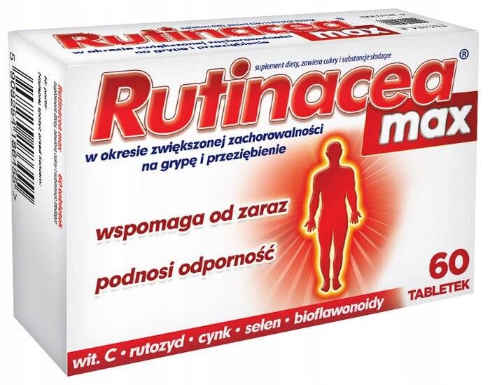 Rutinacea Max Wsparcie Odporności 60 Tabletek