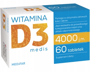 Witamina D3 4000 Medisfarm 60 tabl