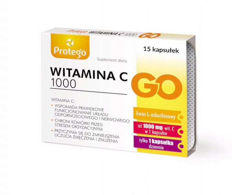 Protego Witamina C1000mg GO 15 Kapsułek