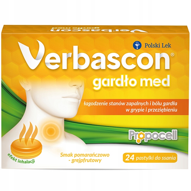 Verbascon Gardło Med 24t